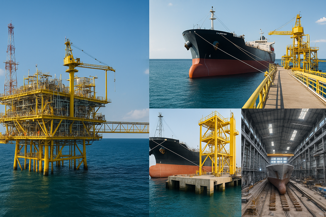 Marine and offshore engineering projects - Slide 1