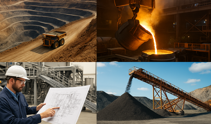 Mining operations and metal processing facilities - Slide 1